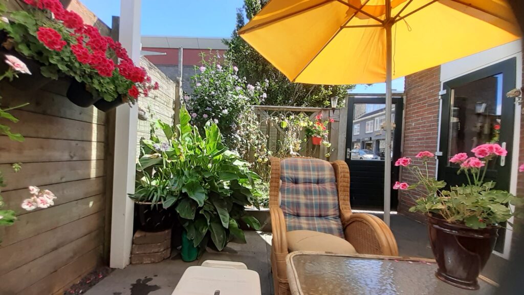 Terras met achterom